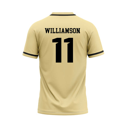 Central Florida - NCAA Baseball : Andrew Williamson - Gold Baseball Jersey-1