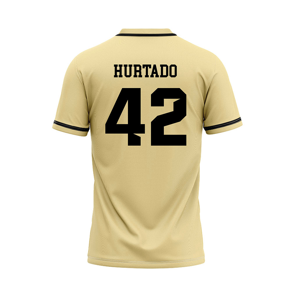 Central Florida - NCAA Baseball : Sebastian Hurtado - Gold Baseball Jersey-1
