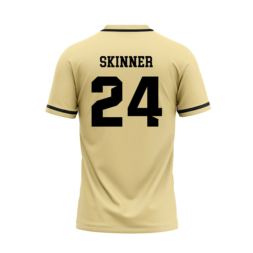 Central Florida - NCAA Baseball : Zak Skinner - Gold Baseball Jersey-1