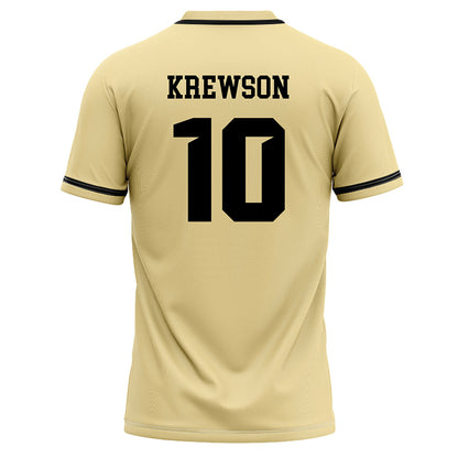 Central Florida - NCAA Baseball : Chase Krewson - Gold Baseball Jersey