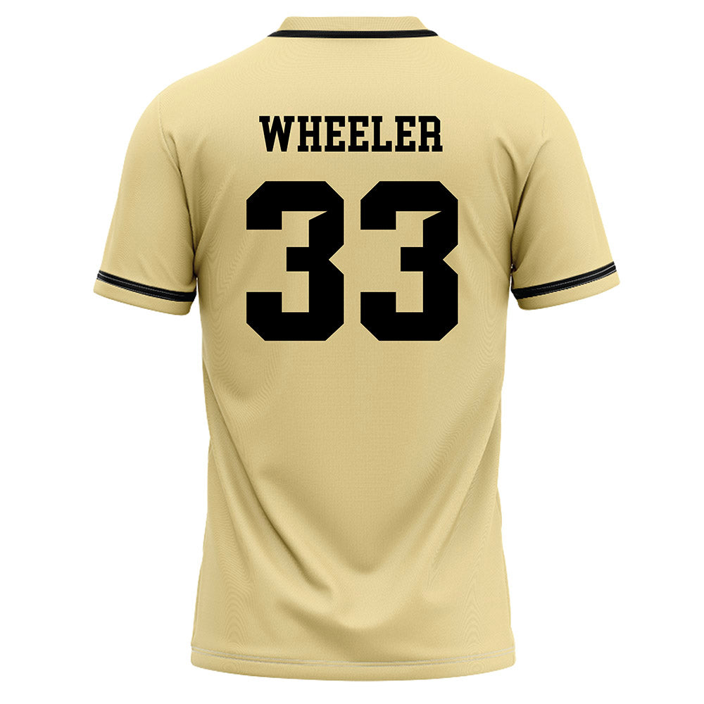 Central Florida - NCAA Baseball : Trey Wheeler - Gold Baseball Jersey