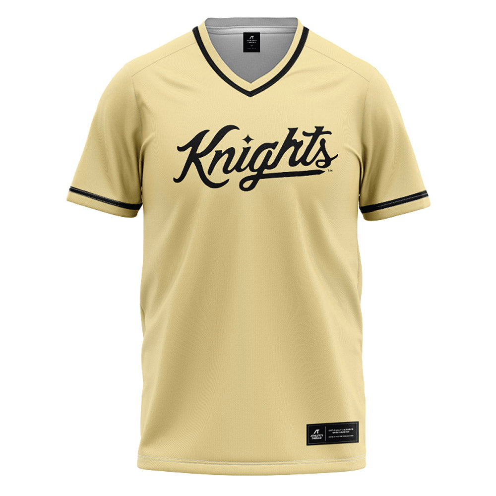 Central Florida - NCAA Baseball : Andrew Sundean - Gold Baseball Jersey