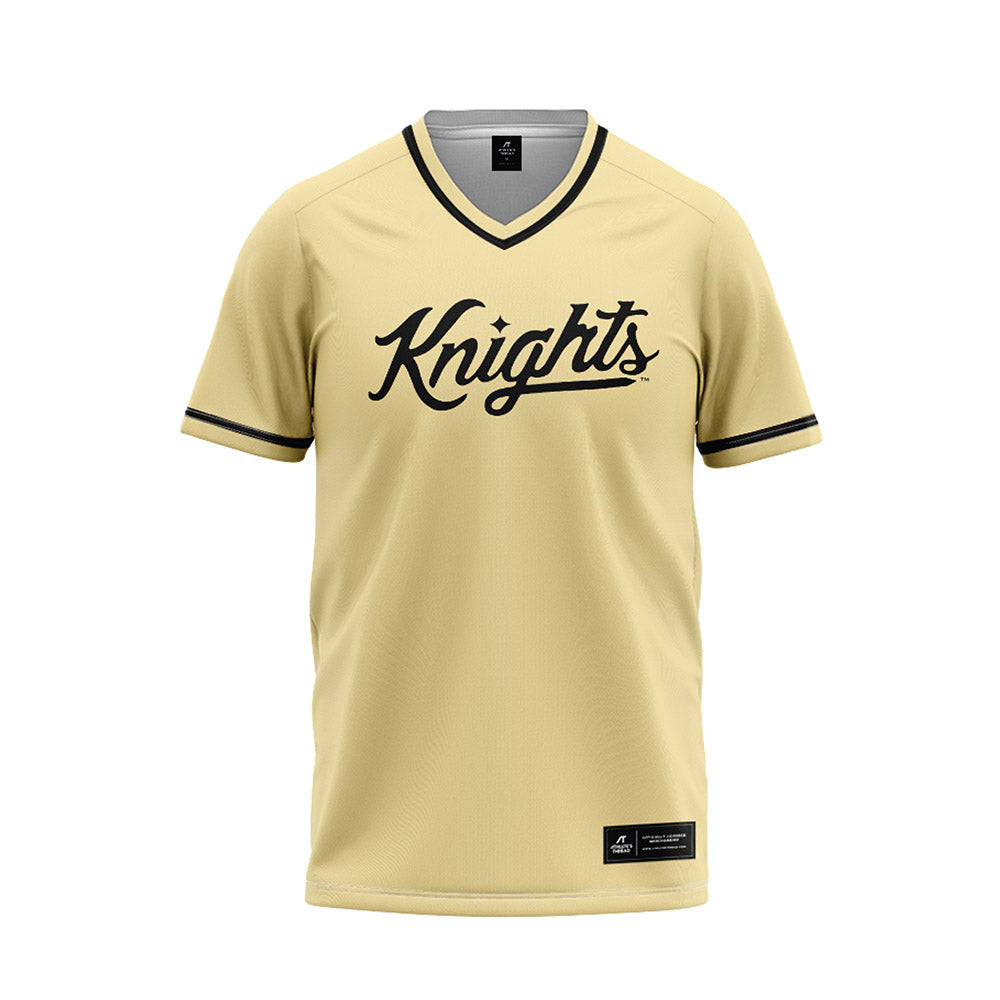 Central Florida - NCAA Baseball : Wyatt Dion - Gold Baseball Jersey-0