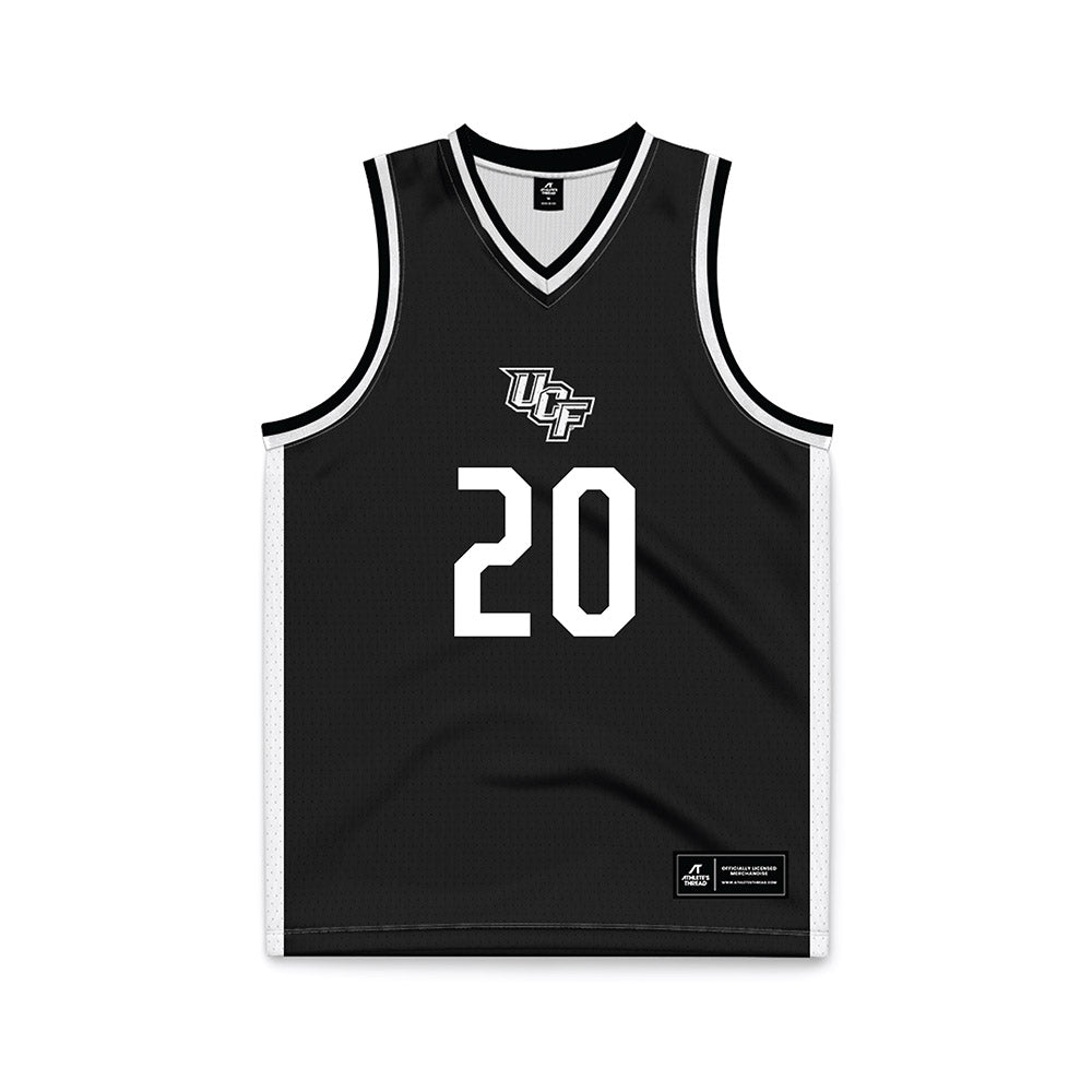 Central Florida - NCAA Men's Basketball : Poohpha Warakulnukroh - Black Basketball Jersey-0