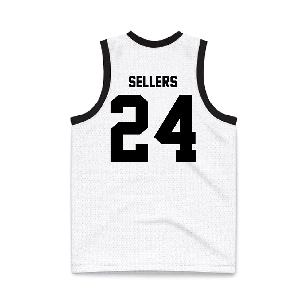 Central Florida - NCAA Men's Basketball : Jaylin Sellers - White Basketball Jersey-1