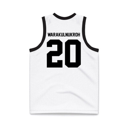 Central Florida - NCAA Men's Basketball : Poohpha Warakulnukroh - White Basketball Jersey-1