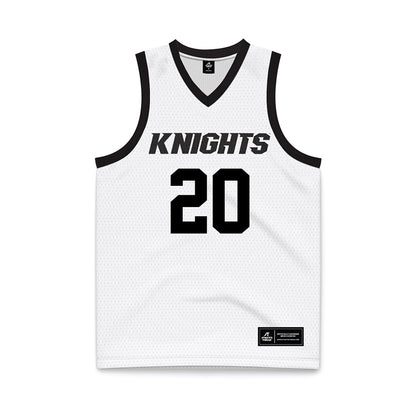 Central Florida - NCAA Men's Basketball : Poohpha Warakulnukroh - White Basketball Jersey-0