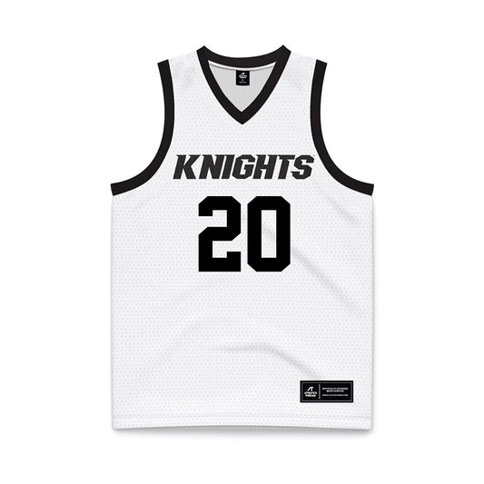 Central Florida - NCAA Men's Basketball : Poohpha Warakulnukroh - White Basketball Jersey-0