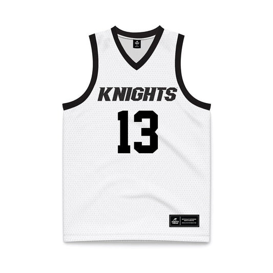 Central Florida - NCAA Women's Basketball : Summer Yancy - White Basketball Jersey-0