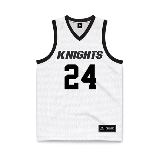 Central Florida - NCAA Men's Basketball : Jaylin Sellers - White Basketball Jersey-0