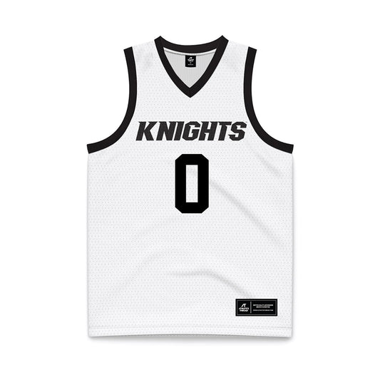 Central Florida - NCAA Men's Basketball : Jordan Ivy Curry - White Basketball Jersey-0