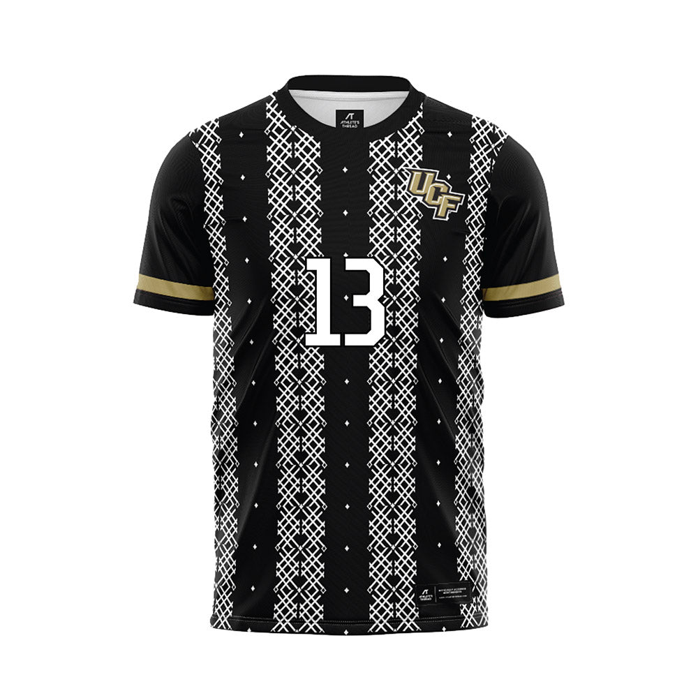 Central Florida - NCAA Women's Soccer : Maria Tregansin - Black Soccer Jersey-0
