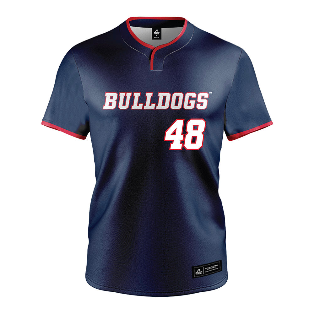 Fresno State - NCAA Baseball : Wyatt Thornbury - Navy Jersey-0