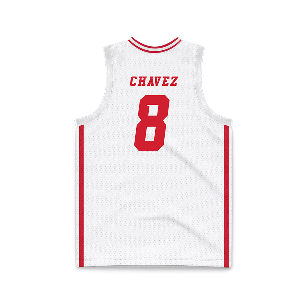 Fresno State - NCAA Women's Basketball : Morelia Chavez - White Basketball Jersey-1