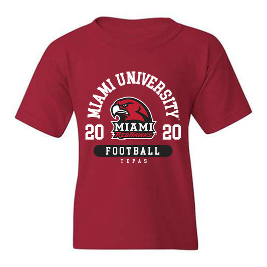 Miami of Ohio - NCAA Football : Ian Tepas - Classic Fashion Shersey Youth T-Shirt-0