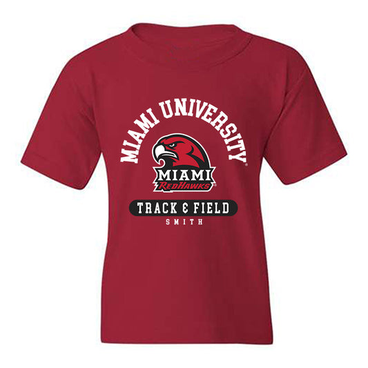 Miami of Ohio - NCAA Women's Track & Field : Addison Smith - Classic Fashion Shersey Youth T-Shirt-0
