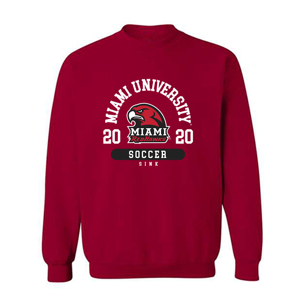 Miami of Ohio - NCAA Women's Soccer : Jaden Sink - Classic Fashion Shersey Crewneck Sweatshirt-0