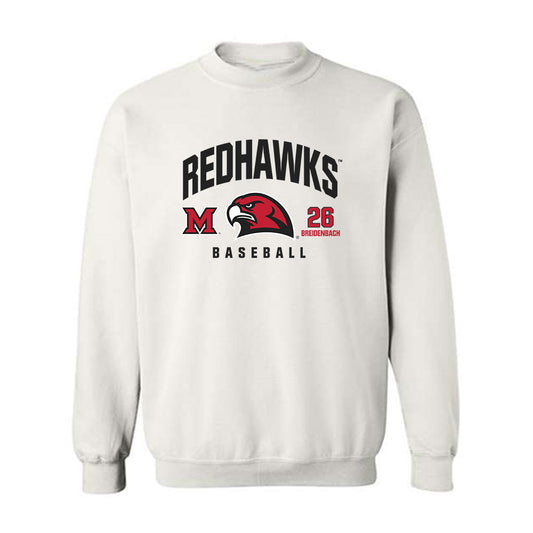 Miami of Ohio - NCAA Baseball : Mason Breidenbach - Classic Fashion Shersey Crewneck Sweatshirt-0