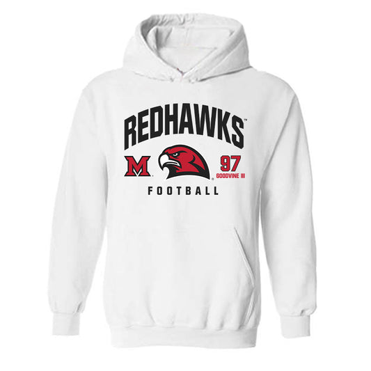 Miami of Ohio - NCAA Football : William Goodvine III - Classic Fashion Shersey Hooded Sweatshirt-0