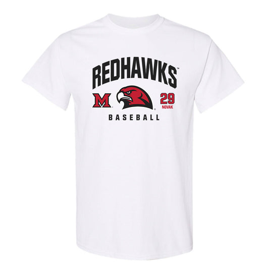 Miami of Ohio - NCAA Baseball : David Novak - T-Shirt