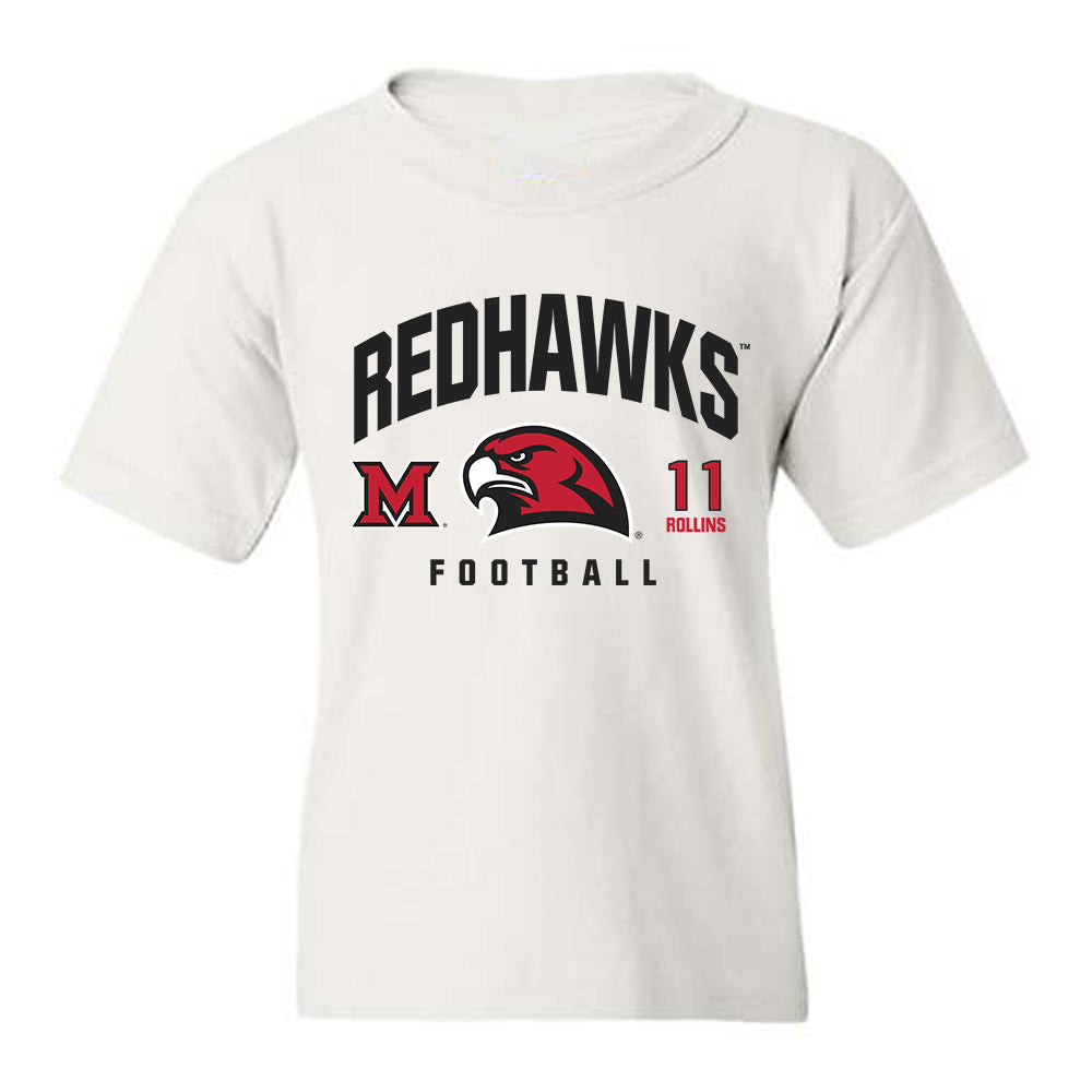 Miami of Ohio - NCAA Football : Isaiah Rollins - Classic Fashion Shersey Youth T-Shirt-0