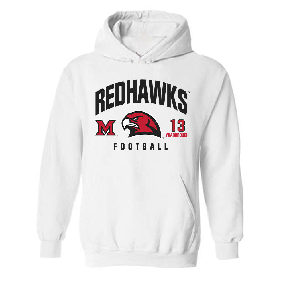 Miami of Ohio - NCAA Football : Desmon Yharbrough - Classic Fashion Shersey Hooded Sweatshirt-0
