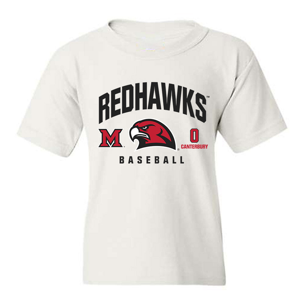 Miami of Ohio - NCAA Baseball : Colin Canterbury - Classic Fashion Shersey Youth T-Shirt-0