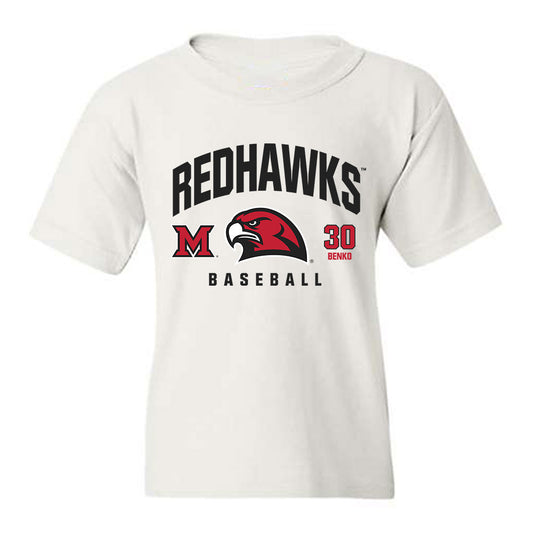 Miami of Ohio - NCAA Baseball : Troy Benko - Classic Fashion Shersey Youth T-Shirt-0
