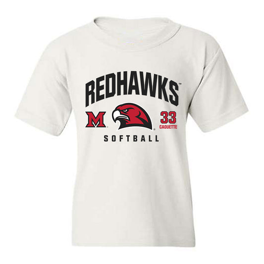 Miami of Ohio - NCAA Softball : Alex Caouette - Classic Fashion Shersey Youth T-Shirt-0