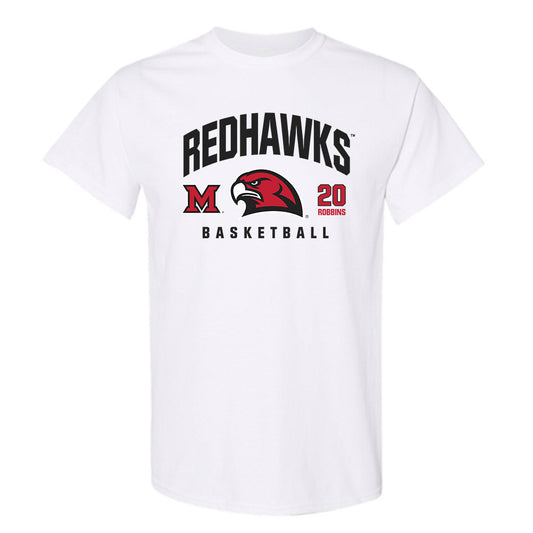 Miami of Ohio - NCAA Men's Basketball : Tyler Robbins - Classic Fashion Shersey T-Shirt-0