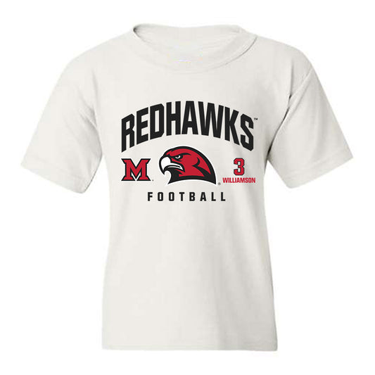 Miami of Ohio - NCAA Football : Darion Williamson - Classic Fashion Shersey Youth T-Shirt-0