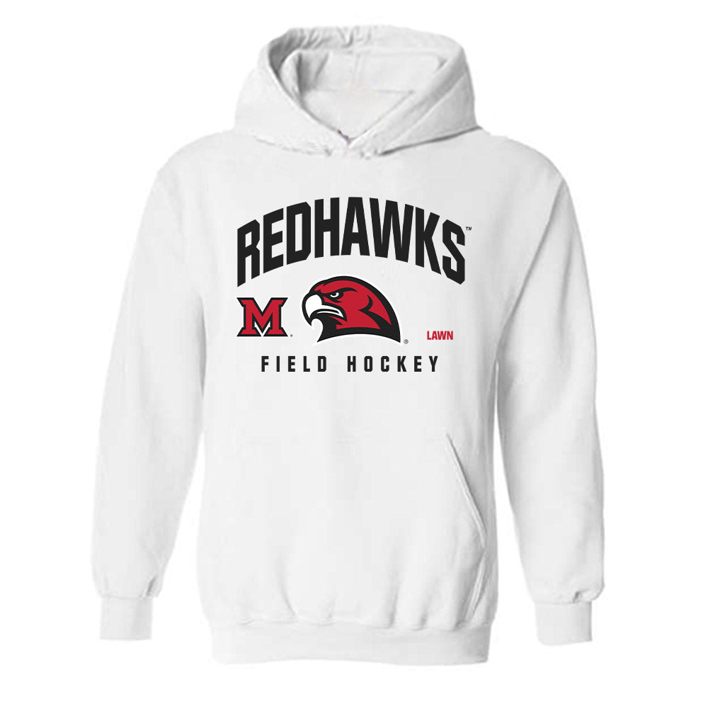 Miami of Ohio - NCAA Women's Field Hockey : Jilly Lawn - Classic Fashion Shersey Hooded Sweatshirt-0