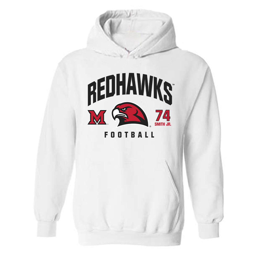 Miami of Ohio - NCAA Football : Greg Smith Jr. - Classic Fashion Shersey Hooded Sweatshirt-0