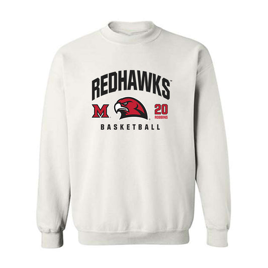 Miami of Ohio - NCAA Men's Basketball : Tyler Robbins - Classic Fashion Shersey Crewneck Sweatshirt-0