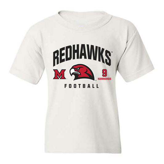 Miami of Ohio - NCAA Football : Javon Hammonds - Classic Fashion Shersey Youth T-Shirt-0