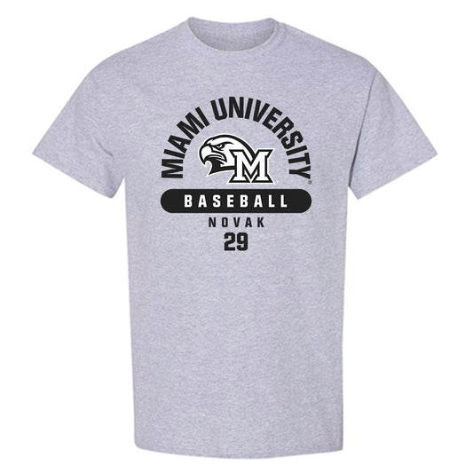 Miami of Ohio - NCAA Baseball : David Novak - T-Shirt