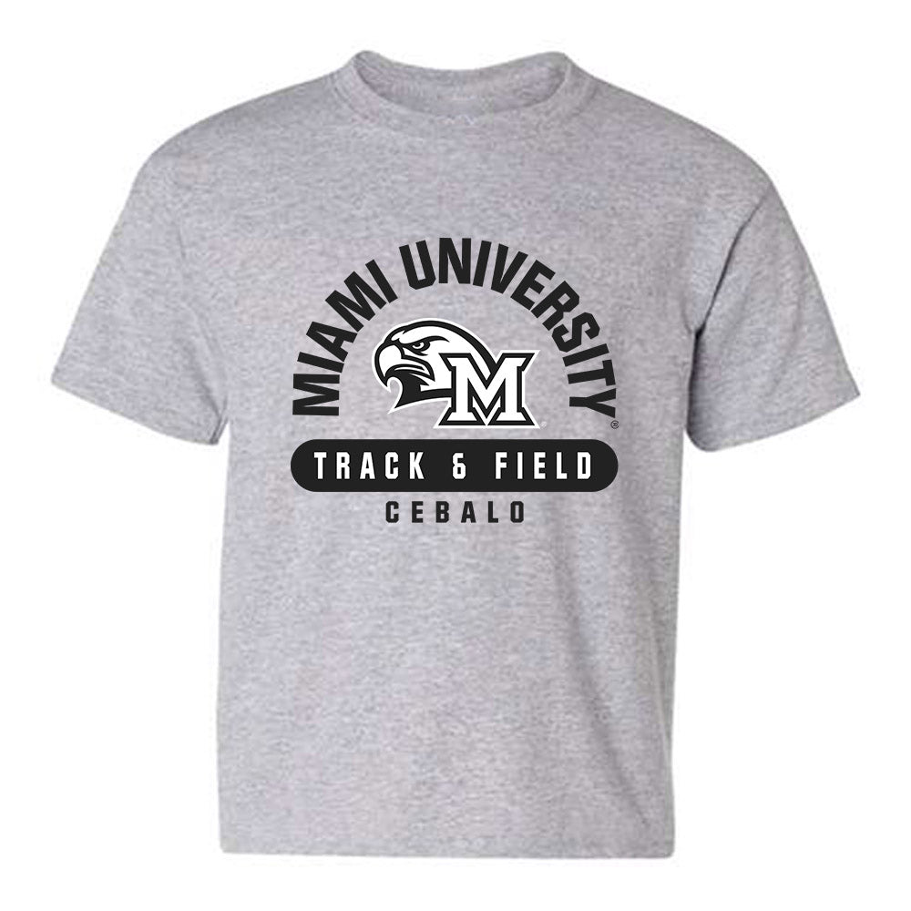 Miami of Ohio - NCAA Women's Track & Field : olivia cebalo - Classic Fashion Shersey Youth T-Shirt-0