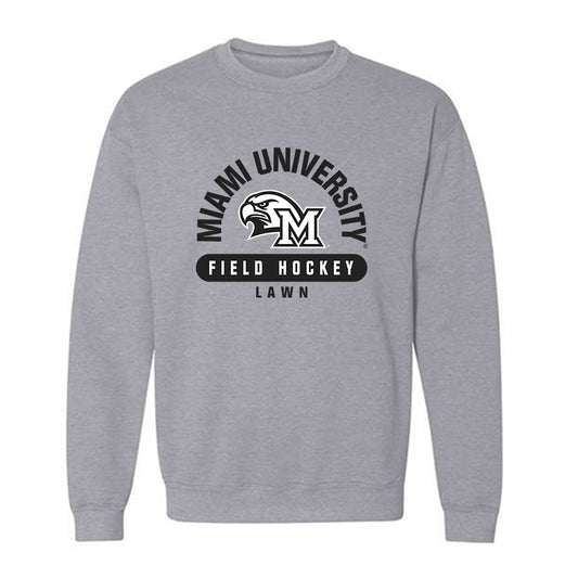 Miami of Ohio - NCAA Women's Field Hockey : Jilly Lawn - Classic Fashion Shersey Crewneck Sweatshirt-0