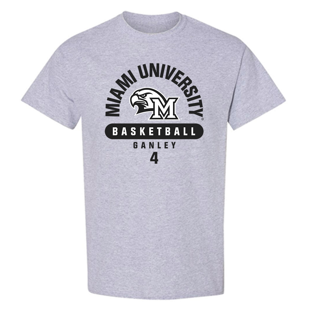 Miami of Ohio - NCAA Men's Basketball : Brady Ganley - Classic Fashion Shersey T-Shirt-0