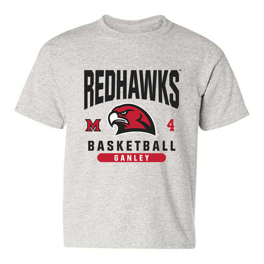 Miami of Ohio - NCAA Men's Basketball : Brady Ganley - Classic Fashion Shersey Youth T-Shirt-0