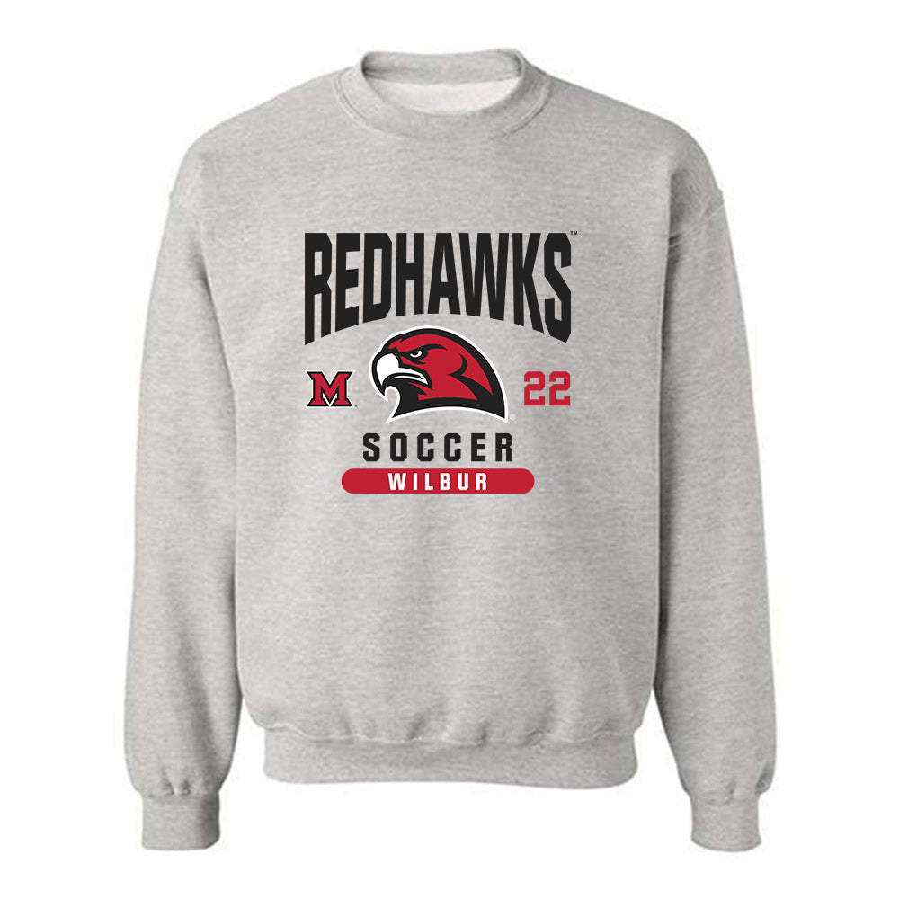 Miami of Ohio - NCAA Women's Soccer : gianna wilbur - Classic Fashion Shersey Crewneck Sweatshirt-0