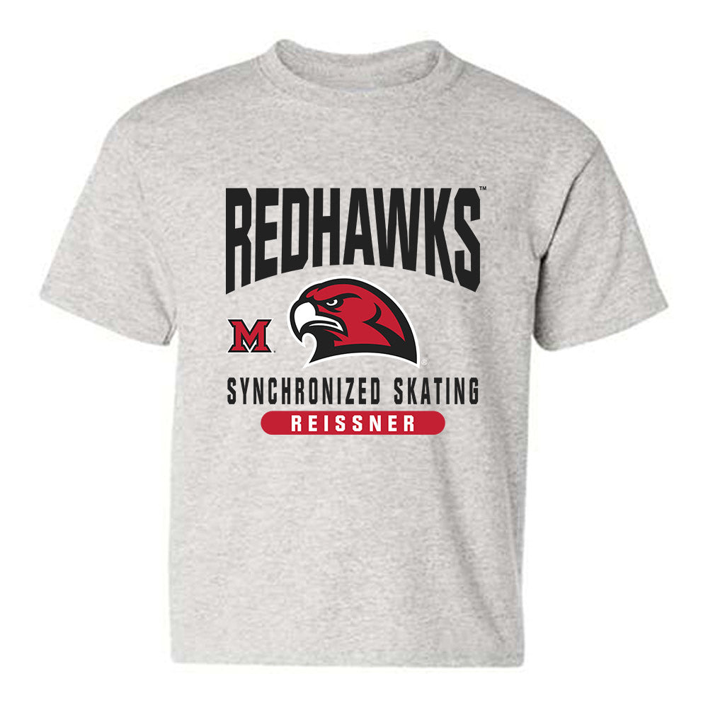 Miami of Ohio - NCAA Women's Synchronized Skating : Ellie Reissner - Classic Fashion Shersey Youth T-Shirt-0