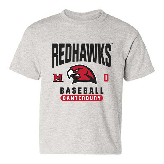 Miami of Ohio - NCAA Baseball : Colin Canterbury - Classic Fashion Shersey Youth T-Shirt-0