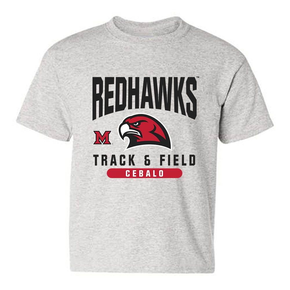 Miami of Ohio - NCAA Women's Track & Field : olivia cebalo - Classic Fashion Shersey Youth T-Shirt-0