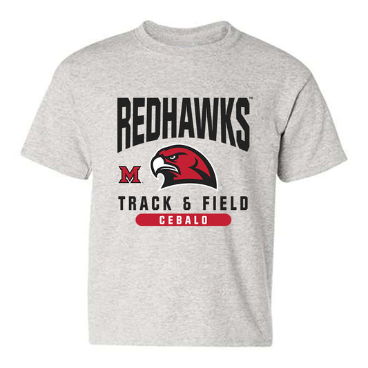 Miami of Ohio - NCAA Women's Track & Field : olivia cebalo - Classic Fashion Shersey Youth T-Shirt-0