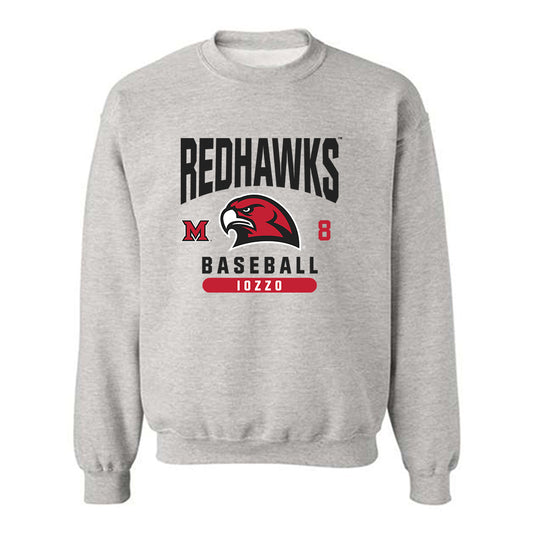 Miami of Ohio - NCAA Baseball : Marc Iozzo - Classic Fashion Shersey Crewneck Sweatshirt-0