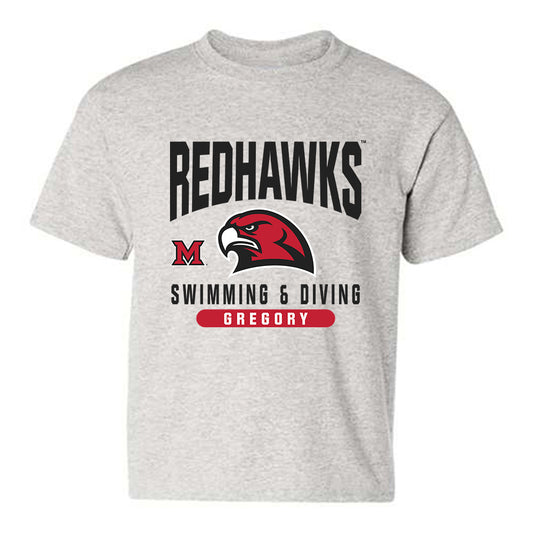 Miami of Ohio - NCAA Women's Swimming & Diving : Gracie Gregory - Classic Fashion Shersey Youth T-Shirt-0