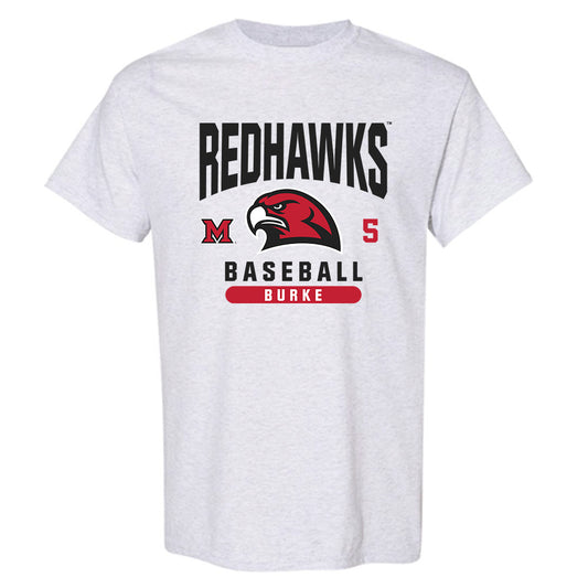 Miami of Ohio - NCAA Baseball : Clayton Burke - Classic Fashion Shersey T-Shirt-0