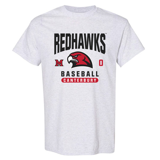 Miami of Ohio - NCAA Baseball : Colin Canterbury - Classic Fashion Shersey T-Shirt-0