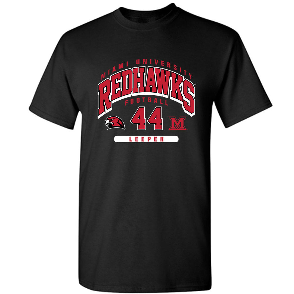 Miami of Ohio - NCAA Football : Grant Leeper - Classic Fashion Shersey T-Shirt-0
